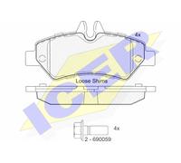 New Brake Pad Set, disc brake for VW:CRAFTER 30-35 Bus,CRAFTER 30-50 Van