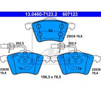 ATE Brake Pad Set 13.0460-7123.2 - Disc Brake for VW Transporter/Caravelle Mk IV