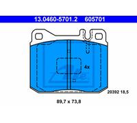 ATE Brake Pad Set 13.0460-5701.2 Disc Brake for VW LT28-50, LT28-35 Bus/Van
