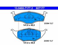 ATE Brake Pad Set 13.0460-7177.2 - Disc Brake - Fits VW Lupo I
