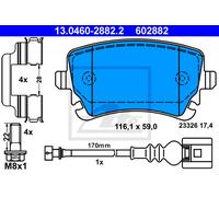 New Brake Pad Set, disc brake for VW:MULTIVAN V,MULTIVAN T6,MULTIVAN VI
