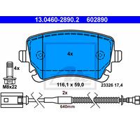 New Brake Pad Set, disc brake for VW:PHAETON,PHAETON Sedan 3D0698451