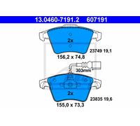 ATE Brake Pad Set 13.0460-7191.2