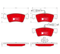 Brake pads GDB1672DTE TRW for VW TOUAREG
