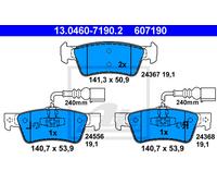 ATE Brake Pad Set 13.0460-7190.2 - Disc Brake for VW Touareg (7L6698451/7L6698451C)