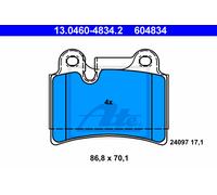 ATE Brake Pad Set 13.0460-4834.2 for VW Touareg (7L6698451B, 2.5L 5cyl)