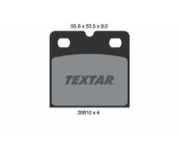 TEXTAR 2061005 Brake Pad Set, disc parking brake