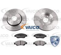 VAICO OEM Disc Brake Kit Front Axle with brake pads PEUGEOT for V42-0872