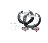 Bosch KS554 Kit Super Pro - Rear drum brake kit - 1 pre-assembled set, 2 wheel brake cylinders, 4 brake shoes