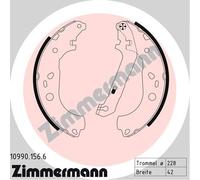 ZIMMERMANN 10990.156.6 Brake Shoe Set