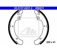 Brake shoes 03.0137-0231.2 ATE for LADA SAMARA SAMARA Saloon PRIORA Estate 110