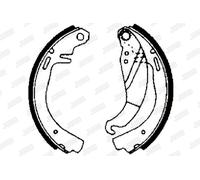 New Brake Shoe Set for OPEL VAUXHALL:ASTRA,ASCONA C,KADETT D,ASTRA Estate
