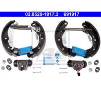 ATE 03.0520-1917.3 Brake Set, drum brakes