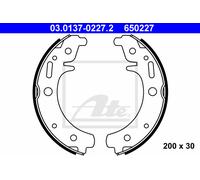 Brake shoes 03.0137-0227.2 ATE for TRABANT P 601 P 601 Universal P 601 Tramp