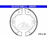 Brake Shoe Set, parking brake 03.0137-0451.2 ATE for LAND ROVER MERCEDES-BENZ VW