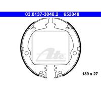 ATE Brake Shoe Set 03.0137-3048.2 - Parking Brake for KIA HYUNDAI (Sorento II, Maxcruz, Santa Fe XL)