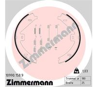 ZIMMERMANN 10990.158.9 Handbrake shoes