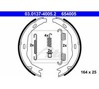 ATE Handbrake Shoes 03.0137-4005.2 with accessories MERCEDES-BENZ: C-Class Saloon, E-Class Coupe, C-Class T-modell