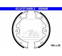 ATE 03.0137-0408.2 Handbrake shoes