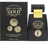 New Brand Gold For Men Eau de Toilette 100ml Spray