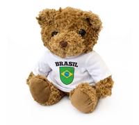 NEW - Brasil / Brazil Flag Teddy Bear - Cute And Cuddly - Brazilian Fan Gift Present