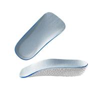 New Breathable Invisible Height Insole Arch Support Convenient to Use Half Insole Durable Orthopedic Foot Sole Pad for Men Women(Grey-M)