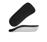New Breathable Invisible Height Insole Arch Support Convenient to Use Half Insole Durable Orthopedic Foot Sole Pad for Men Women(Black-M)