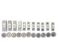 NEW BRITISH ASSOCIATION 44 PCS TAP DIES SET 0 TO 10 B.A - FREE THREAD CHART