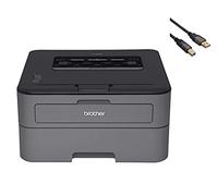 New Brother HL-L2300 Series Monochrome Laser Printer: 2400 x 600 Resolution, Upto 27 ppm Print Speed, Hi-Speed USB 2.0, 250-sheet Capacity, Automatic Duplex Printing, TF USB Cable (HL-2300 Series)
