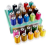 New brothread 30 New Janome Colours Polyester Machine Embroidery Thread Kit 500M Each Spool - Assortment 3