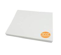 New brothread Tear Away Machine Embroidery Stabilizer Backing 10"x12" (25cmx30cm) - 100 Precut Sheets - Medium Weight 50gm (1.8oz) - Fits Max Embroidery Area 20cmx25.5cm