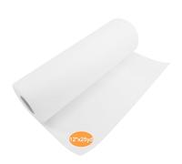 New brothread Wash Away - Water Soluble Machine Embroidery Stabilizer Backing & Topping 12" x25Yd roll - Light Weight 40gm (1.5oz) - Cut into Variable Sizes for Machine Embroidery and Hand Sewing