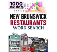 New Brunswick Restaurants Word Search: Large Print