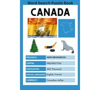 New Brunswick Word Search: Word Search Puzzle Book