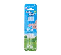 New Brush-Baby Babysonic Replacement Heads for Babysonic Electric Toothbrush | Stage 2 First Teeth - Teething | Suitable from 18-36 Months | Includes 4 x 18-36 Month Toddler Replacement Brush Heads