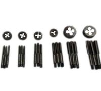 NEW BSF TAP DIE SET 3/16" - 1/2" - LEFT HAND 24 PCS SET - BRITISH STANDARD FINE