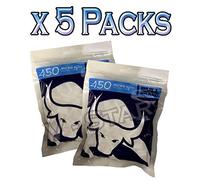 New BULL BRAND 450 Micro Filter Tips 4.6MM RESEALABLE Bag Cigarette Tobacco (5)
