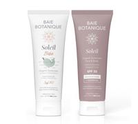 NEW BUNDLE Baie Botanique Soleil - Natural and Organic Mineral Non Toxic Sunscreen - Family Sun Essential - Face and Body SPF 50 240g + Baby SPF 50 240g