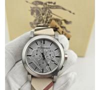 Burberry BU9357 The City Haymarket Check Fabric Men's Watch