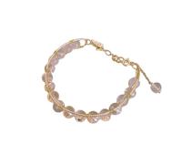 New Butterfly Natural Stone Beaded Bracelet Temperament Personalized Beaded Bracelet Versatile Light And High End Handicraft Hiking Watches (White, One Size)