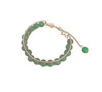 New Butterfly Natural Stone Beaded Bracelet Temperament Personalized Beaded Bracelet Versatile Light And High End Handicraft Pearl Heart Earrings (Green, One Size)