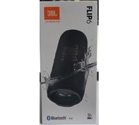 NEW by HARMAN JBL Flip 6 Bluetooth Portable Speaker Sys- Blk/Wh 12HRS Playtime