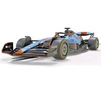 New C4559 Scalextric 1:32nd Scale Williams FW45 Alex Albon Gulf Edition Model