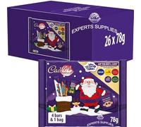 New Cad Christmas Chocolate Selection Pack 78g - Pack of 26, Selection Boxes Christmas Chocolates For Kids - Stocking Fillers