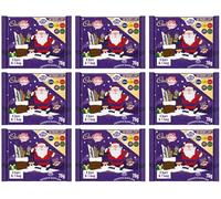 New Cad Christmas Chocolate Selection Pack 78g - Pack of 9, Selection Boxes Christmas Chocolates For Kids - Stocking Fillers By Experts Supplies