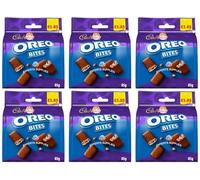 New Cad Dairy Milk Chocolate Buttons, Orange, Oreo Bites, Curly Wurly, Wispa Bitsa, Caramel Nibbles Bag £1.85 PMP 85g Perfect for Christmas & New Year 2025 (x6, Oreo Bites)