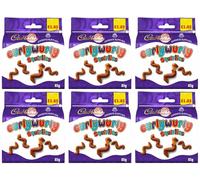 New Cad Dairy Milk Chocolate Buttons, Orange, Oreo Bites, Curly Wurly, Wispa Bitsa, Caramel Nibbles Bag £1.85 PMP 85g Perfect for Christmas & New Year 2025 (x6, Curly Wurly Bag)