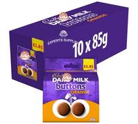 New Cad Dairy Milk Chocolate Buttons, Orange, Oreo Bites, Curly Wurly, Wispa Bitsa, Caramel Nibbles Bag £1.85 PMP 85g Perfect for Christmas & New Year 2025 (10 Bags, Orange Buttons)