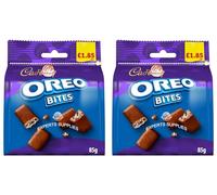 New Cad Dairy Milk Chocolate Buttons, Orange, Oreo Bites, Curly Wurly, Wispa Bitsa, Caramel Nibbles Bag £1.85 PMP 85g Perfect for Christmas & New Year 2025 (x2, Oreo Bites)