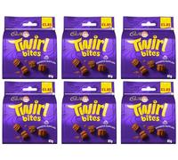 New Cad Dairy Milk Chocolate Buttons, Orange, Oreo Bites, Curly Wurly, Wispa Bitsa, Caramel Nibbles Bag £1.85 PMP 85g Perfect for Christmas & New Year 2025 (x6, Twirl Bites Bag)